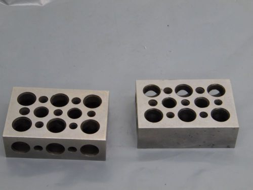 pair of MACHINIST toolmaker grinding  1-2-3 BLOCKS , MACHINIST MADE 1x2x3