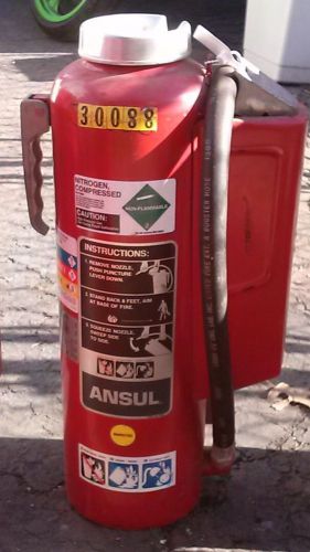 Ansul Red Line 20lbs Extinguisher Plus 50 Dry Chemical Ansul Cartridge