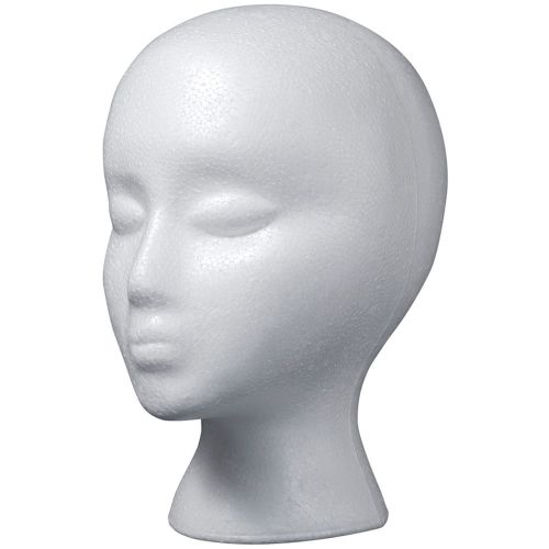 Styrofoam Head EPS Female Bulk-White