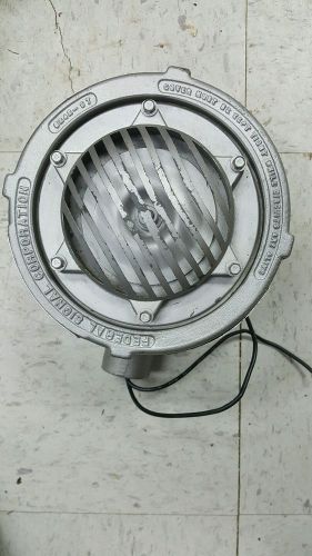 Explosion proof signal horn federal signal corp 41x a-1 series 24v for sale