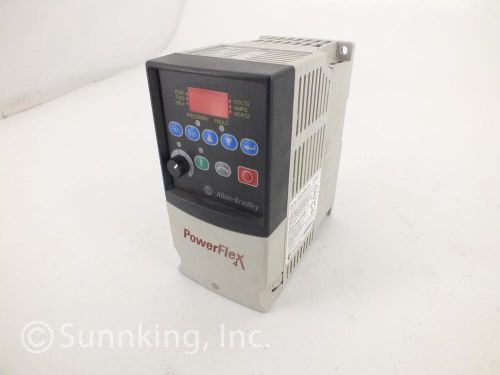 Allen bradley powerflex 4 ac drive 2a-d1p4n104 series a 380-480v 0.5hp for sale