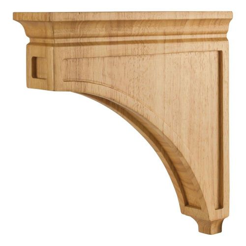 One- 3&#034; x 12&#034; x  12&#034; Mission Style Wood Bar Bracket Corbel