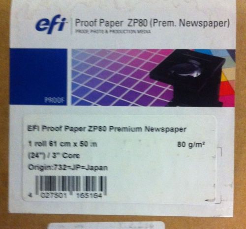 EFI Proof Paper ZP80 Premium Newspaper 24&#034; x 164&#034;