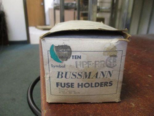 Bussmann Fuse Holder HPF-RR &#034;Box of 10&#034; New Surplus