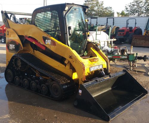 2007 Caterpillar 297C Tracked Skid Steer Loader w/ new tracks. Cab, A/C. Job Rdy
