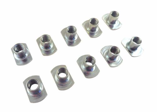 Lot of 10 each sliding tee t nuts w 1/4 20 threads for jigs and t track stn-1/4 for sale