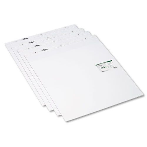 NotesPlus Easel Pad, Unruled, 25 x 30, White, 4 30-Sheet Pads/Pack