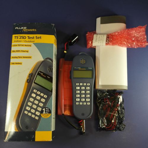 Fluke Networks TS25D Test Set, Brand New