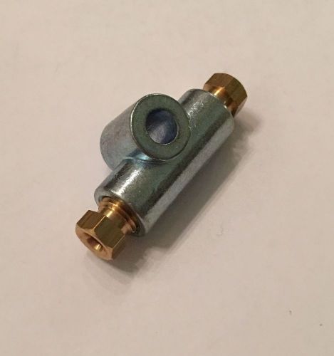 JD-404 Assembly Fixed Dual Connector; Female Double End Tubing Connector Coupler