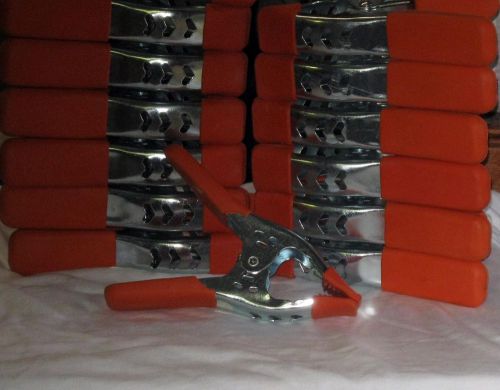 LOT of 15 - 6&#034; Metal Spring Clamps