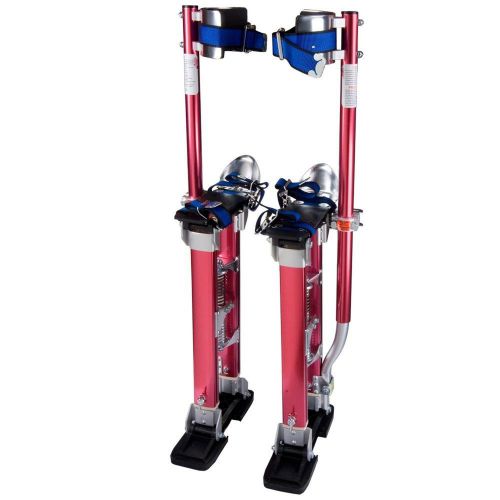 Aluminum tool stilts 24&#034; to 40&#034; adjustable inch drywall stilt for taping pain... for sale