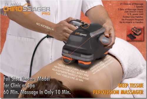 New chirossager pro full body deep percussor massager for sale