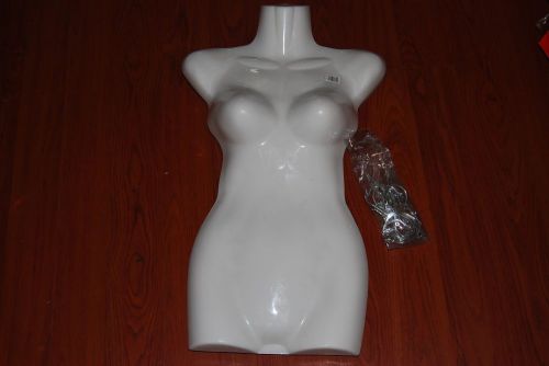 Lot Of 10pc White Female Mannequin Women Clothing Dress Torso Form W/ Hangers