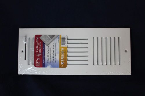 Tru aire 12&#034; x 4&#034;  3-way supply ceiling/wall register for sale