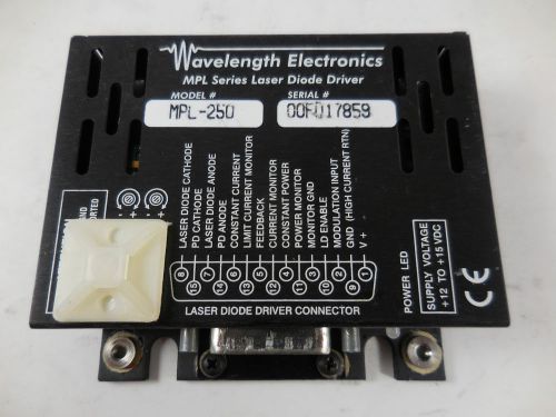 Wavelength Electronics MPL Series Laser Diode Driver MPL-250