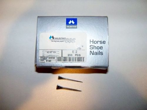 horseshoe nails box of 250 nails Mustad E-2