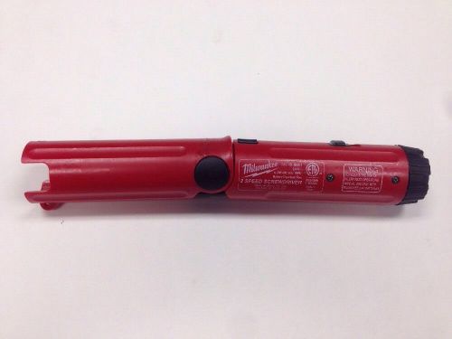 Milwaukee 6546-1 2 Speed Screwdriver Battery &amp; Charger 2.4v 200/400 rpm