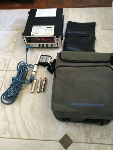 Audio Control SA-3055 Real Time Spectrum Analyzer w/accessories and case