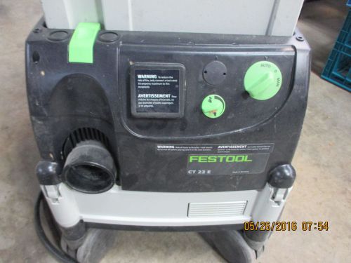 Festool CT22E Dust Extractor, RO150FEQ Sander, Abrasive and Storage