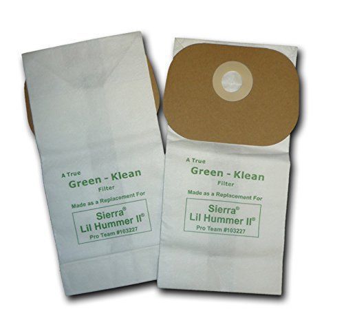 Green Klean GK-Sierra Replacement Vacuum Bags Pack of 100