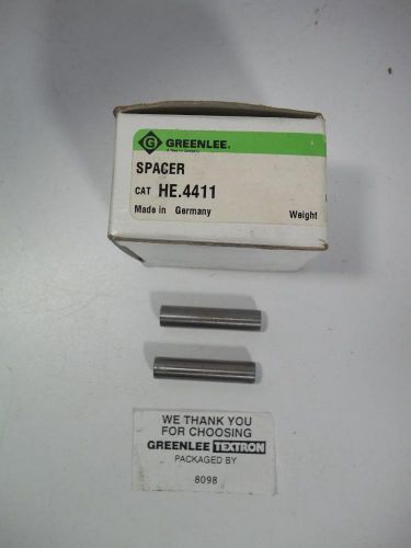 Greenlee HE.4411 04927 Spacer Metal Cylinder Solid 2 Pieces Germany New