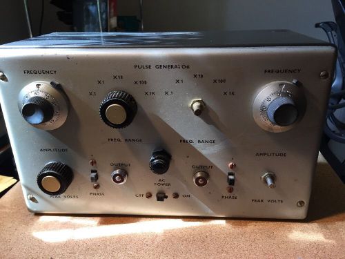 Vintage Pulse Generator Retro Project Or Parts? Turns On 60&#039;s?