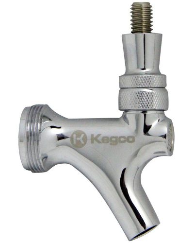 Kegco Polished Chrome Draft Beer Faucet for Keg Tap Tower Beer Shank or Keger...