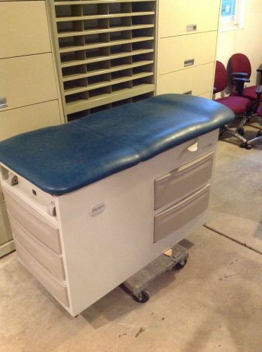 BREWER BASIC 4000 EXAM TABLE,  DEEP TEAL - GOOD CONDITION