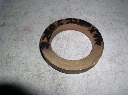 1 pc. 3.240&#034; x 2.235&#034; x 7/16&#034;+long  round 836 cored brass bushing stock for sale