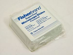 Fisher 12-550-14 Superfrost precleaned microscope slides