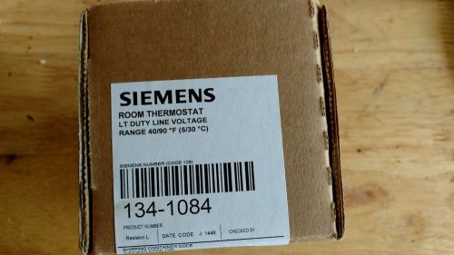 Powers siemens line voltage room thermostat 134-1084 for sale