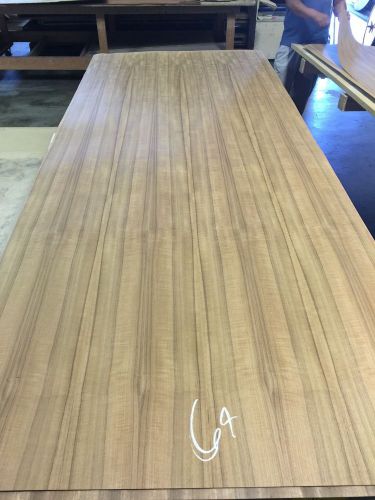 Wood veneer teak 48x120 1 piece 10mil paper backed &#034;exotic&#034;  1628 #64 for sale