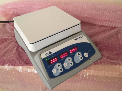 Vwr 810 digital hot plate stirrer with 7&#034; x 7&#034; glass top, catalog # 11301-012 for sale