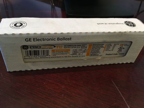 Ge proline electronic ballast - t12 120 volts 60 hz (ge140res120-diyb) for sale