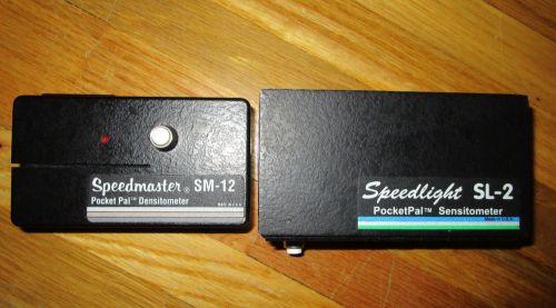 ESECO SPEEDMASTER SM-12 POCKETPAL DENSITOMETER AND SPEEDLIGHT SL-2 SENSITOMETER