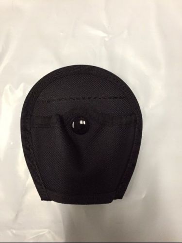 Police security open top quick release nylon handcuff holder fits duty belt for sale