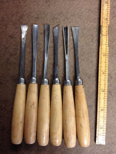Set Of 6 Fine Detail Ice Carving Tools. Carbon Steel