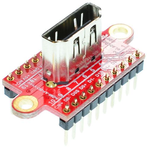 Hdmi type a female socket breakout board, adapter,  elabguy hdmi-af-bo-v1av for sale