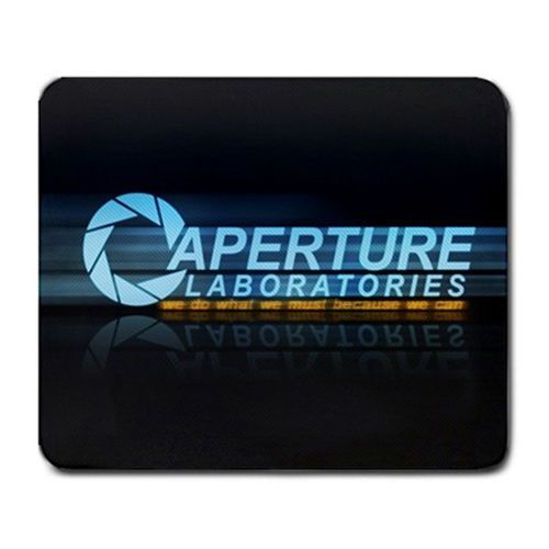 Aperture laboratories design gaming mouse pad mousepad mats for sale