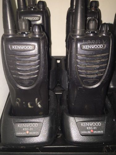 2 Kenwood TK-3202 16 CH Portable  UHF FM Transceiver. Tested Good!