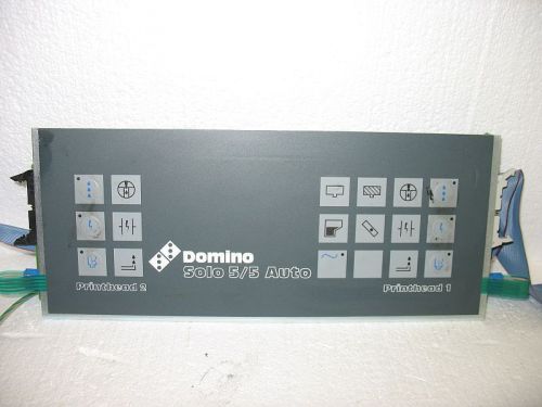 Domino Solo 5/5 Operator Panel &amp; Boards Dual Printhead Used