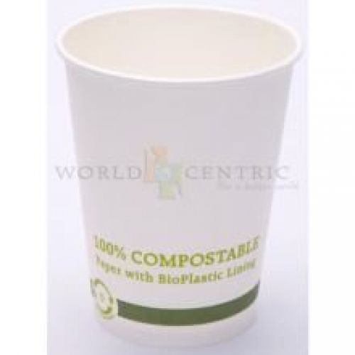 World Centric&#039;s 100%Biodegradable, 100% Compostable Paper PLA-Lined 12 Ounce