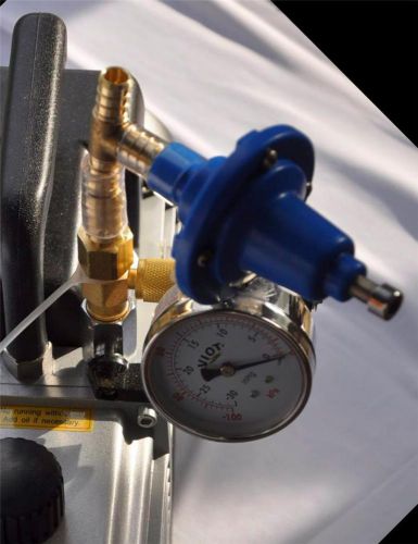Vacuum regulator+gauge t- adapter:pulsator surge delaval milker hardware kit cow for sale