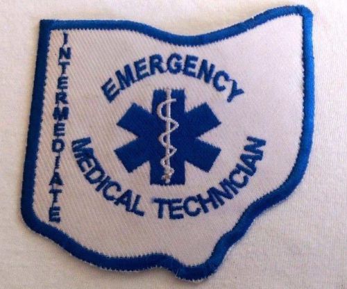 EMERGENCY MEDICAL TECHNICIAN  Embroidered Patch Iron &amp; Sew On ~~ FREE SHIPPING ~