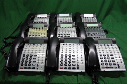 Lot of 9 NEC DTU-32D-2 Display Telephone Black 770052 #4694