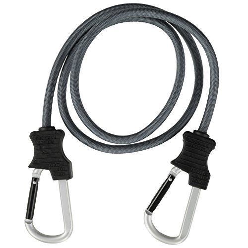 Keeper 06158 48&#034; super duty bungee cord with carabiner hook 48&#034; carabiner hook for sale