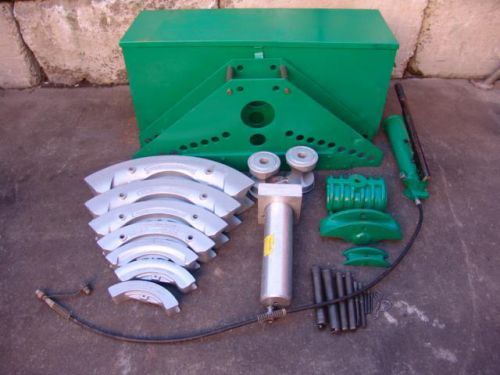 Greenlee 884 885 bender 1 1/4 to 5 with hand pump  great shape for sale