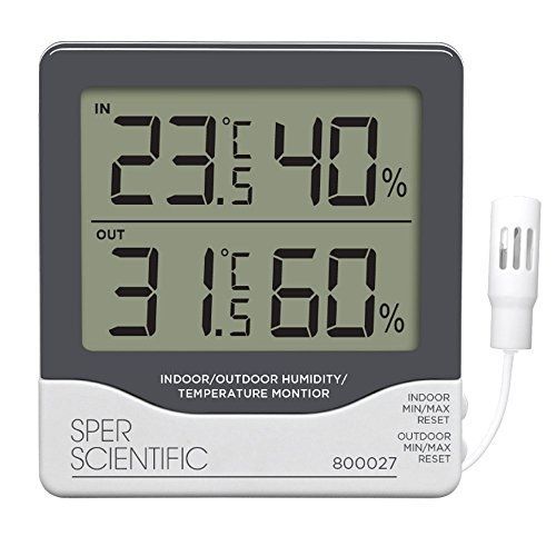 Sper scientific 800027 humidity/temperature monitor for sale