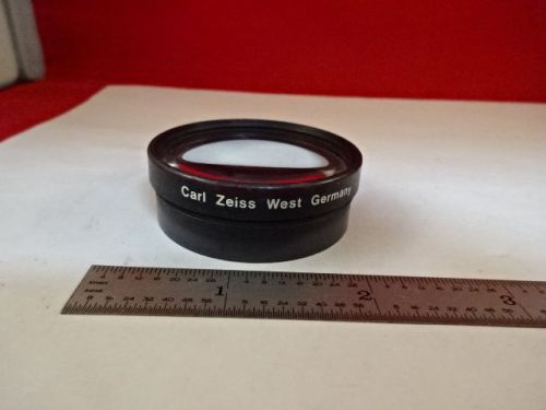 MICROSCOPE PART CARL ZEISS GERMANY MOUNTED LENS FL 125 OPTICS AS IS #AO-46