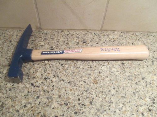 New, vaughn 10 oz. bricklayer hammer, usa for sale